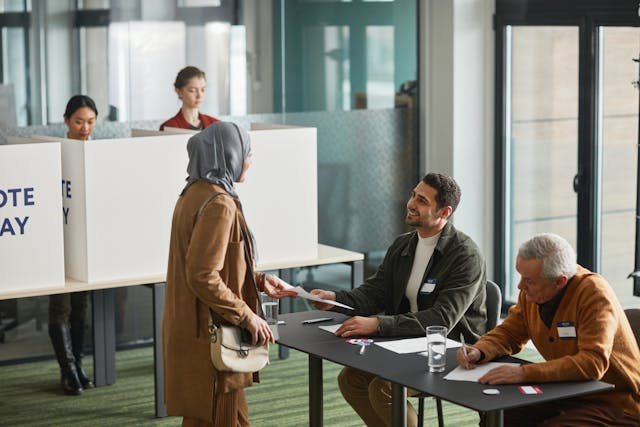 Illustrative image A Man in Brown Sweater used in Accordemy®'s training on Employee Rights and Responsibilities