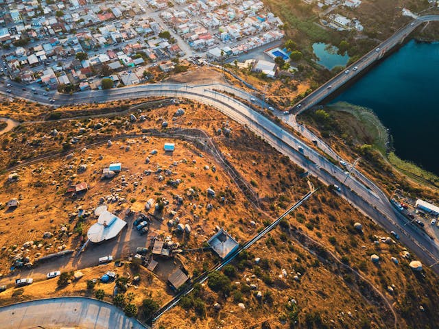 Illustrative image Aerial View of Urban Landscape used in Accordemy®'s training on Rural Enterprise Development
