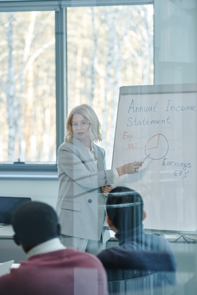 Illustrative image A Group of People Having a Meeting in the Office used in Accordemy®'s training on Accordemy® Certified Trainer Level 2