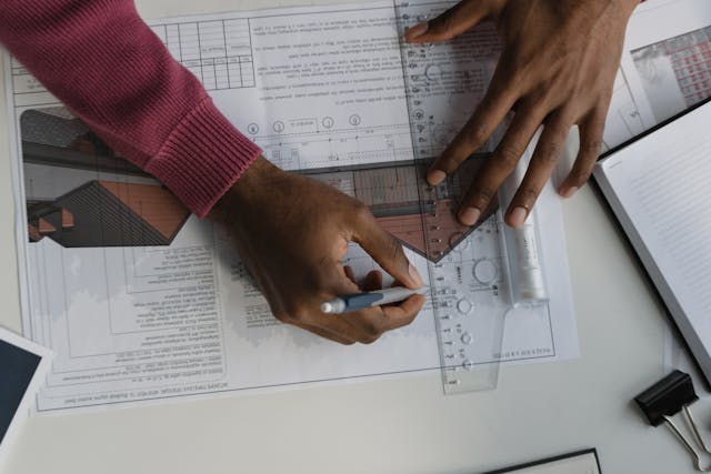 Illustrative image A Person Working on a Project used in Accordemy®'s training on Advanced Project Management for Humanitarian Organizations

